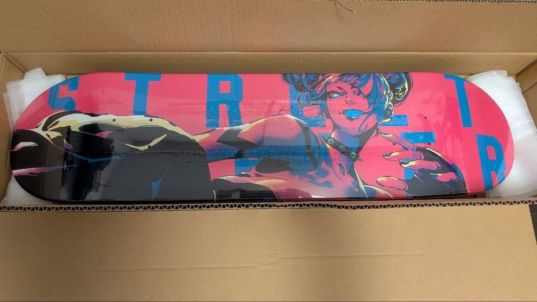 Planche De Skate Street Fighter 6 - Modèle Juri - Officielle E-Capcom - Neuf En Boîte