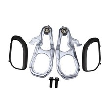 New Heavy Daty Front Car Tow Hooks Left Right with Hardware Chrome