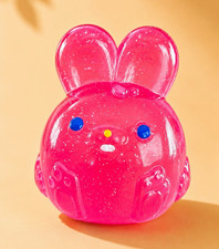 Jelly Hops Pink Bunny Rabbit Gummy Squishy Sensory Fidget Squeeze