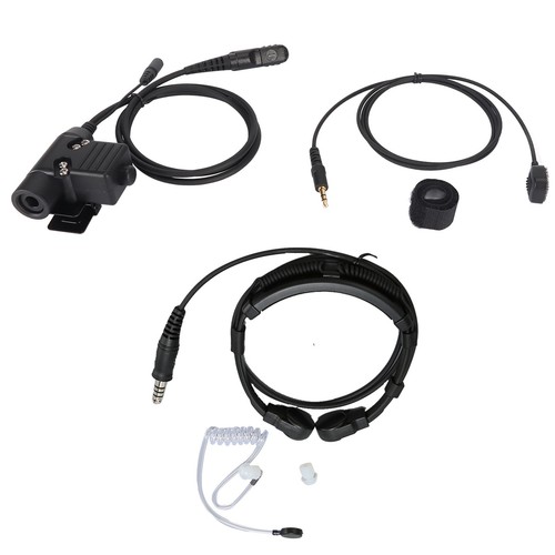 7.1Mm Throat Mic Headset Telescopic Noise Canceling Throat Vibration Mic H VA - Zdjęcie 7 z 12
