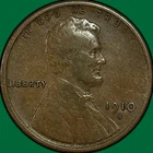1910-S Lincoln Wheat Cent Fine F Coin #36784