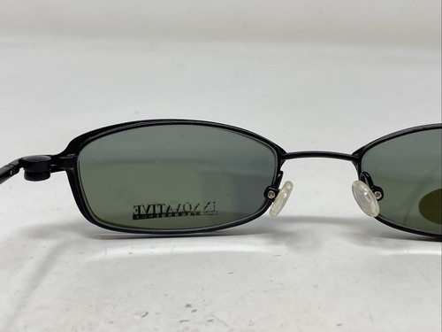Innovador marco de gafas de metal negro IMF-369 BLK 47-19-140 con clip PU21 - Imagen 3 de 10