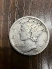 1918-S Mercury Dime - Actual Silver Coin Shown VF Shape Same Day Shipping Free