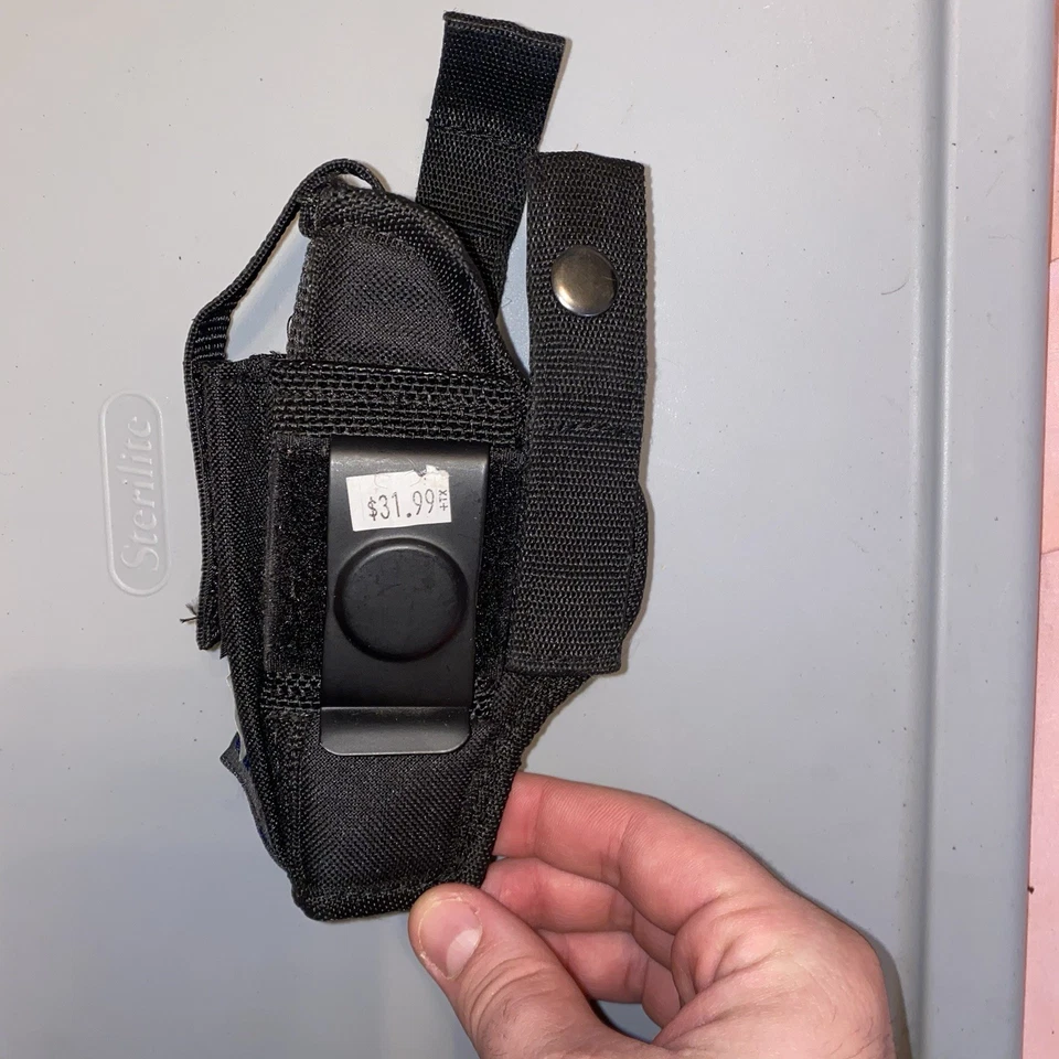 Coldre de náilon .380, estojo Ace, dentro ou fora da cintura, ambidestro, CCW - Imagem 2 de 4