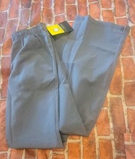 Wonder Wink 4 Stretch Gray Womens Scrub Pants Sz Xs Nwt Pew 2