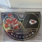 2020 Panini Obsidian Vitreous Patrick Mahomes II #V3 Electric Etch Yellow PSA 8…