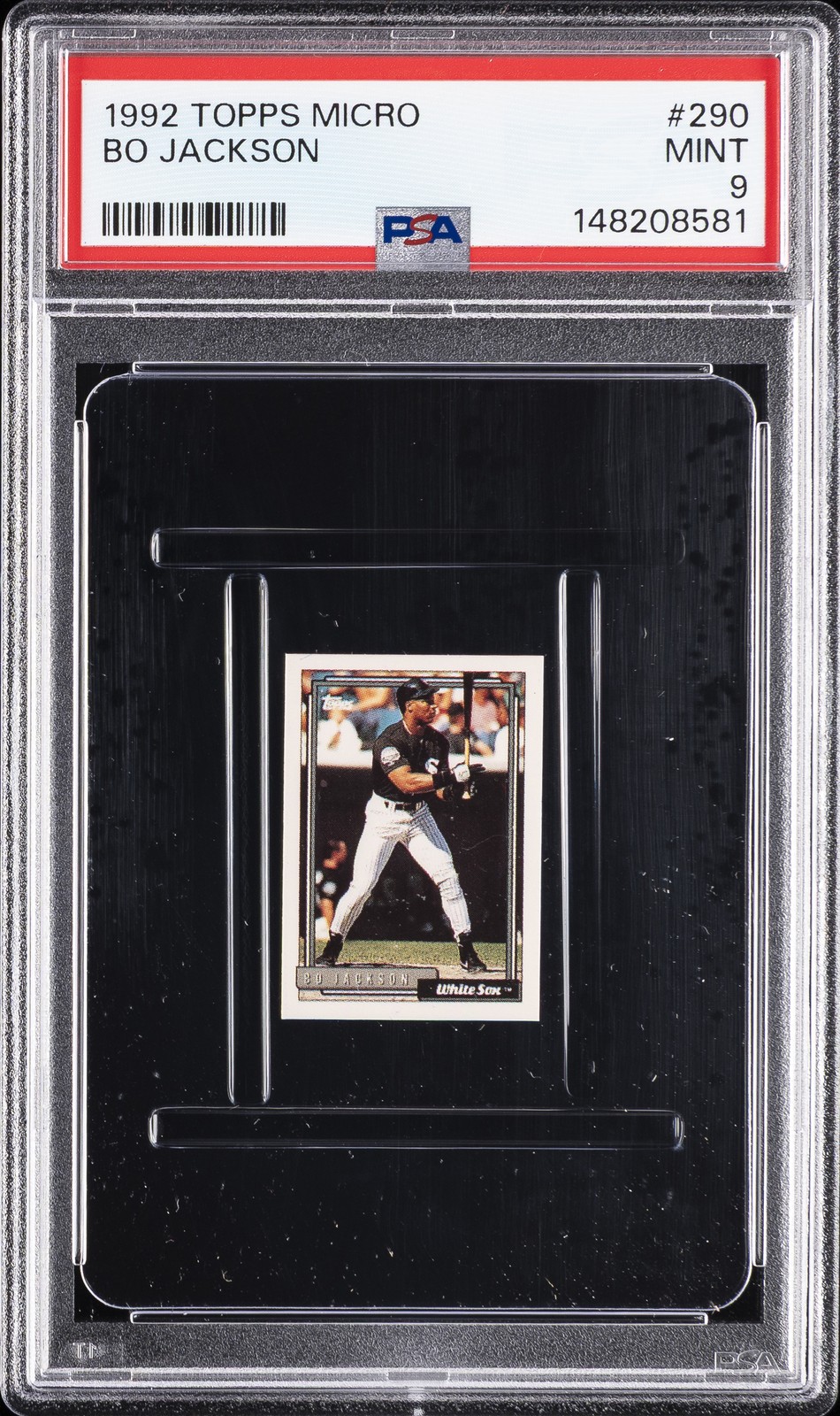 1992 TOPPS MICRO #290 BO JACKSON PSA 9