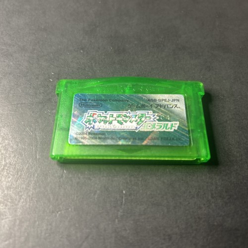 Japanische Pokemon Smaragd Game Boy Advance GBA GETESTET *NEUE BATTERIE*