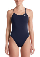 Nike Hydrastrong Racerback Cut-Out One Piece Swimsuit Black Size 26 BNWT 64