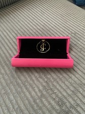 JUICY COUTURE Sunglasses Hard Case Pink  Gold Clam Shell Eyeglasses Heart Case 