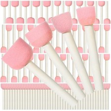 100 Pcs 4 Assorted Sizes Round Sponge Paint Brush for Craft Painting Sponge P...