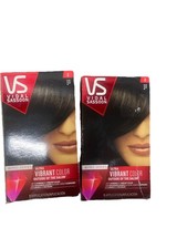 Vidal Sassoon Pro Series Permanent Hair Dye, 2 Black Hair Color, Pack of 2