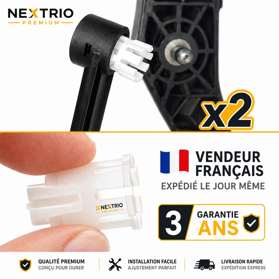 x2 Agrafe embrayage pédale Renault Master 3 maître cylindre clip OEM 8200673234 - Photo 1/4