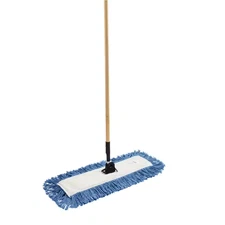 24 in Wood Handle Blended Dust Flat Mop