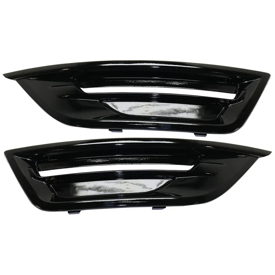 Front Fog Lights Cover Black Plastic Left & Right Side For 2013-2019 Ford Taurus Foto 4 de 4