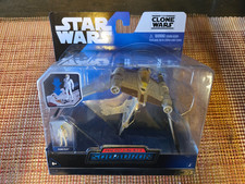 STAR WARS Clone Wars  Micro Galaxy V-19 Torrent Starfighter  0173 NEW Sealed