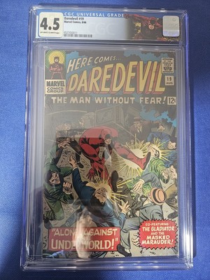 Daredevil #19 CGC 4.5 | Gladiator & Masked Marauder | Marvel 1966 Key