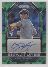 2023 Panini Prizm Signatures Green Ice Prizm Cade Doughty #SIG-CD Auto 0a6