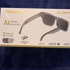 Wegasonic XK One Pro AI Smart Glasses with 3 Sets of Lenses MPN XK One Pro