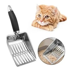 Stainless Steel Cat Litter Scoop,Metal Cat Litter Scoop,Kitty Metal Scooper