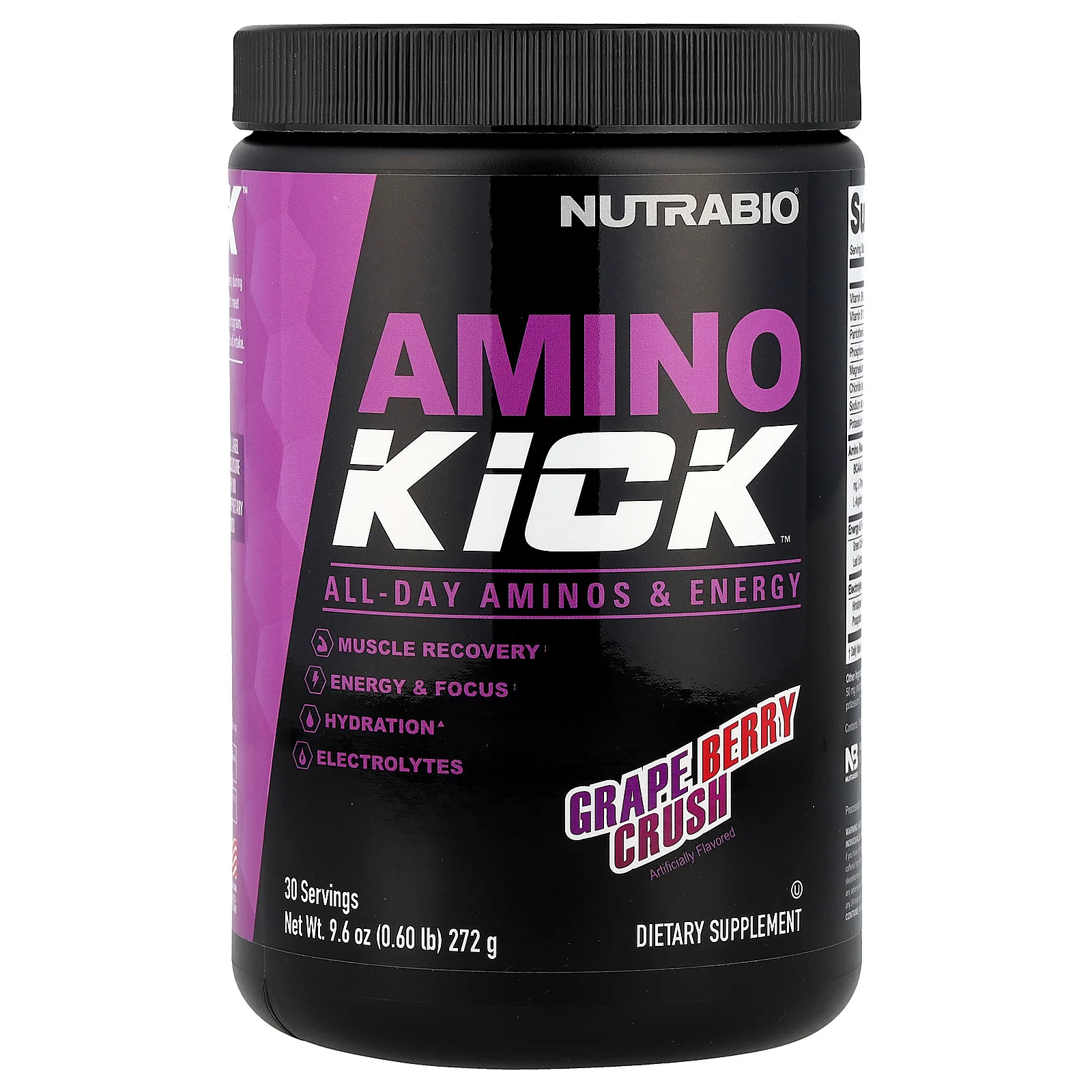 Amino Kick пюре из виноградных ягод 96 унции 272 г 4490₽