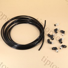 PUSH LOCK Vacuum Fitting Kit For Turbo Vehicles 1/8" NPT To 1/4" 15ft ATP Tubing