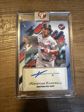 2025 Topps Pristine Kristian Campbell Encased Rookie Auto Blue #25/75