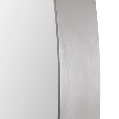 Uttermost 0935 Nickel Pursley 20"W Oval Framed Flat Mirror By Grace Feyock - Picture 3 of 7