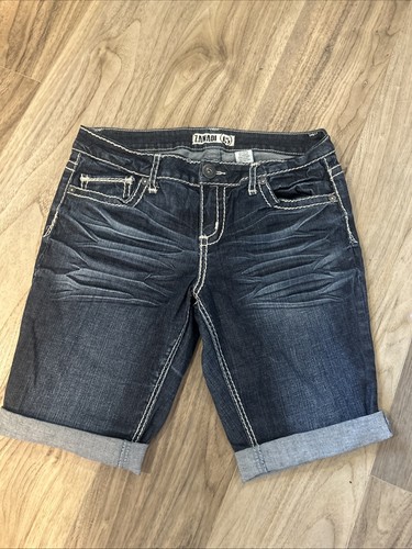 Zana Di Bermuda Shorts Sz 15 Blue Denim Women's 34x11” - 第 3/4 張圖片