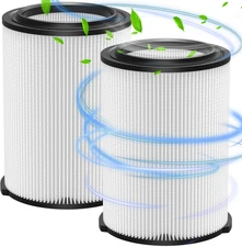 2 Pack VF4000 Replacement Filter for RIDGID, Standard Wet/Dry Vac Filter Vf4000 