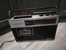 Vintage Hitachi TRK-1246H AM/FM Cassette Stereo -- Works