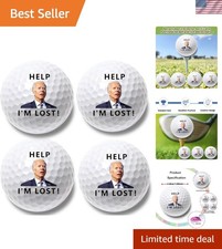 4 Pcs Funny Golf Balls for Birthday, Father s Day Christmas Novelty Golfer Gi...