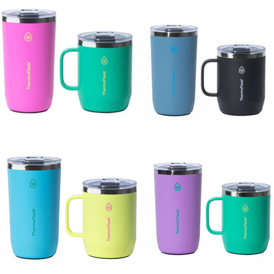ThermoFlask Isolierkanne & Becher Set | 4 Farboptionen | Heiß & Kalt