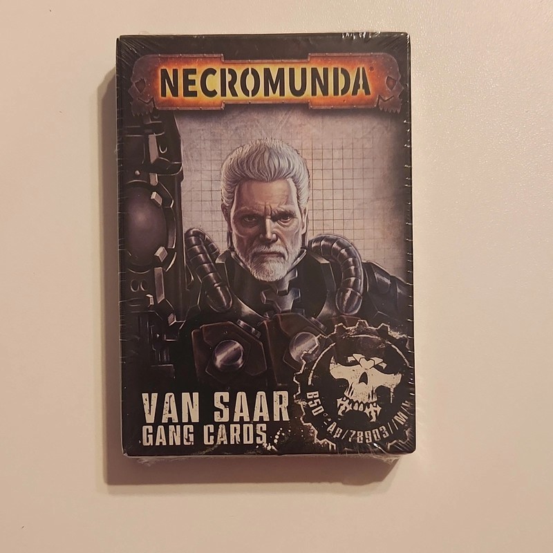 Necromunda Van Saar Gang Card Deck OOP Games Workshop