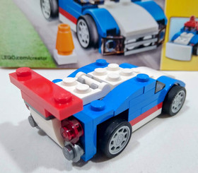 🔥LEGO Creator 31027 Blue Racer Snowplow Buggy 100% Complete w/ Instructions