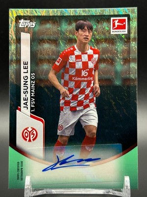 2023-24 Topps Bundesliga Jade Edition #BA-JA JAE-SUNG LEE Autograph Mainz 05