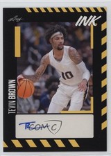 2023-24 Leaf Ink Gold Tevin Brown #BA-TB1 Auto 02l5