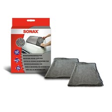 2x SONAX MICROFASER TROCKEN TUCH PLUS 80x50cm 460GSM TROCKNUNGSTUCH