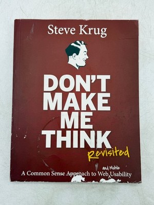 Don't Make Me Think Revisited Steve Krug 2014 Web Usability UX UI Design New