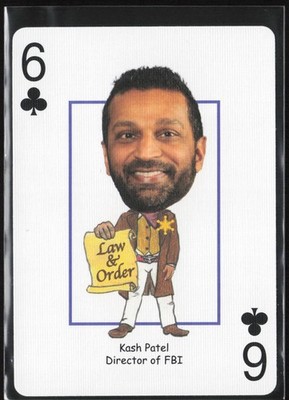Kash Patel 2025 Hero Decks Make American Great Again #6C Donald Trump