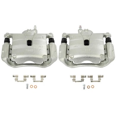 Front Brake Calipers 2Pcs New For 2014-2016 Mazda 3 2016-2018 Mazda Cx-3 FWD
