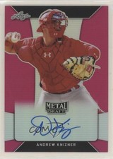 2018 Leaf Metal Draft Pink 12/20 Andrew Knizner #BA-AK2 Auto 7qg