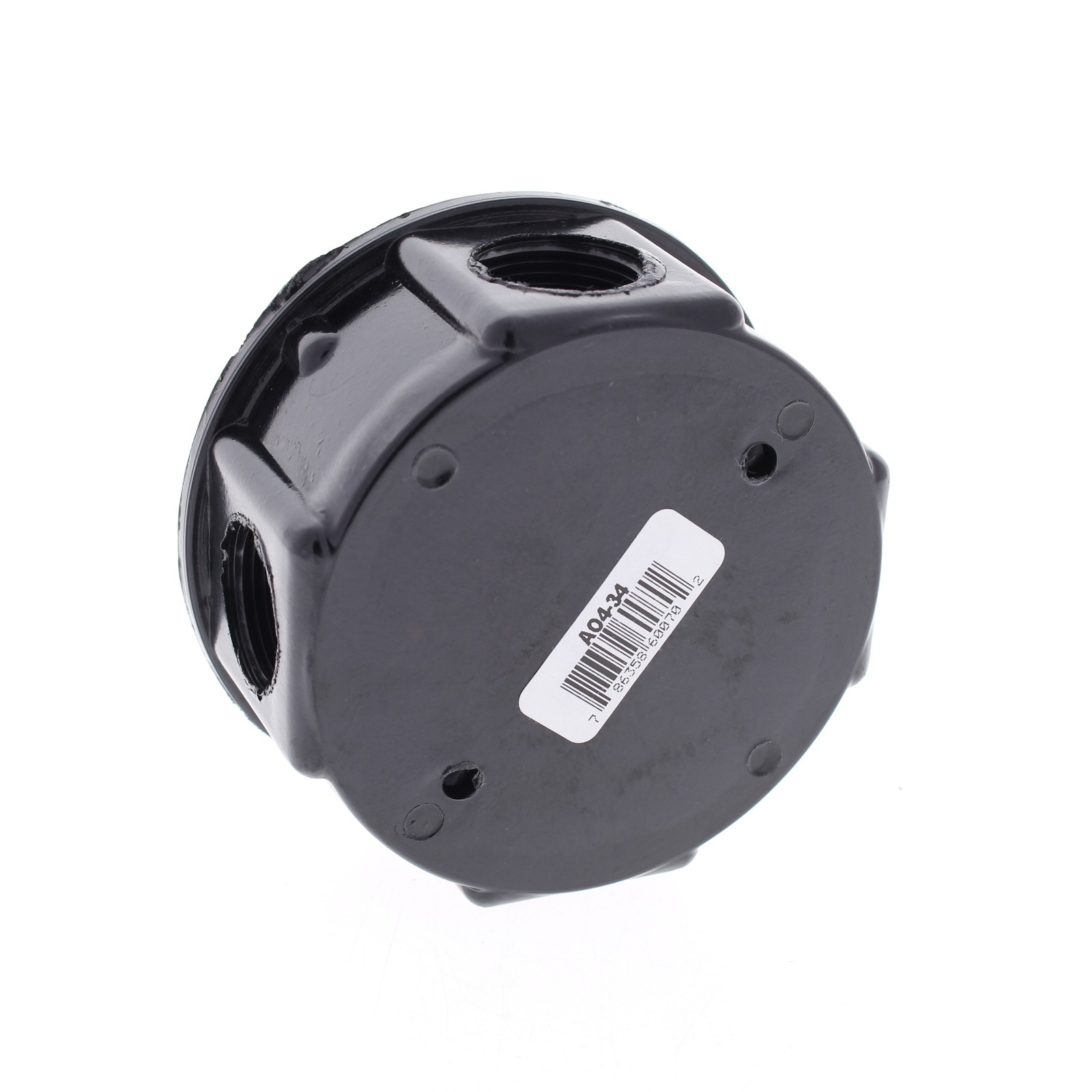 Hubbell Marine Grade 4" Round Black Non-metallic Dockside Junction Box HBL6081