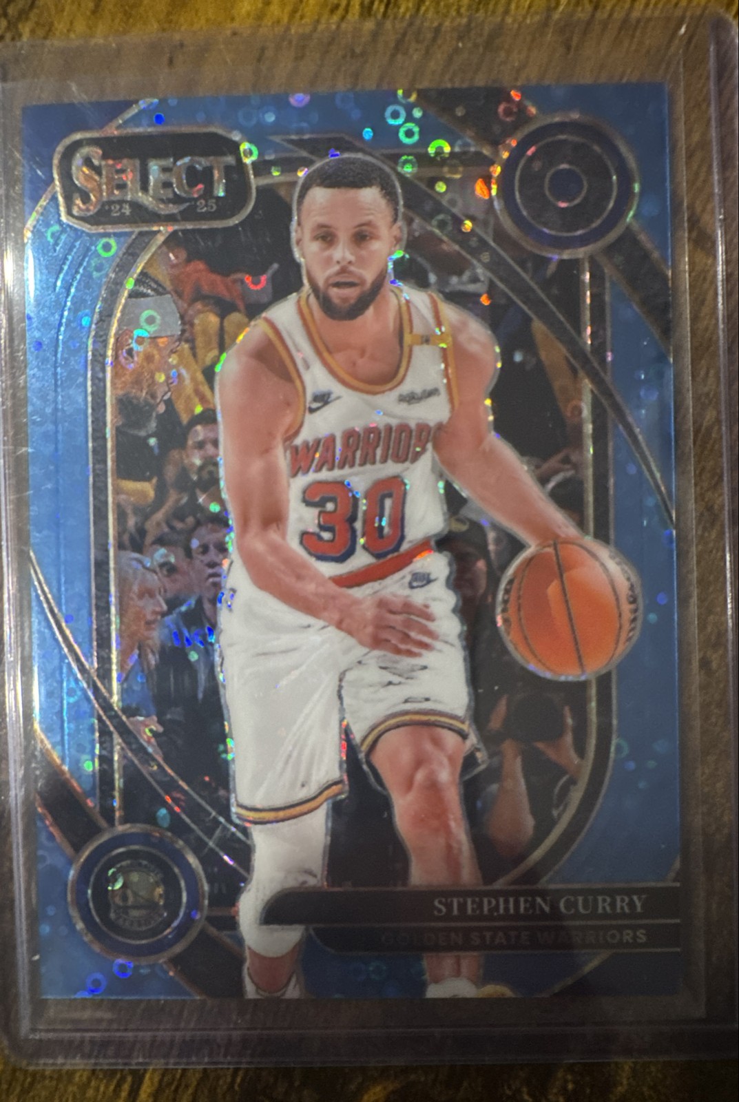2024-25 Panini Select - Courtside Stephen Curry #209 Light Blue Disco Prizm /99