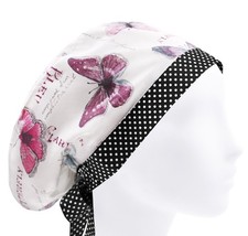 Nurse Cap Butterfly, Surgical Caps Cotton, Scrub Hats for Women, Surgeon Bonnet