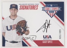 2020 Panini USA Baseball Stars & Stripes 405/499 Casey Opitz #CNTCO Auto 1u6