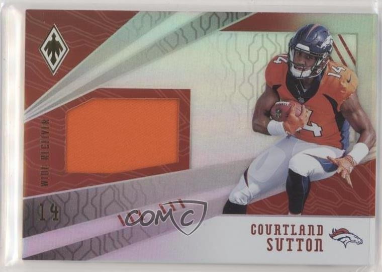 2018 Panini Phoenix RPS Memorabilia 15/100 Courtland Sutton #12 Rookie RC 0o0
