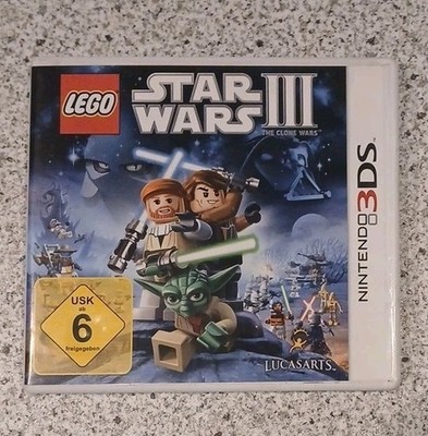Lego Star Wars III 3 The Clone Wars Nintendo 3DS OVP