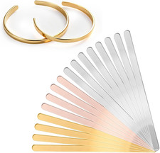 , Stainless Steel Cuff Bracelet Blanks Stamping Bangle Bracelets for Laser Engra