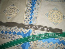 4 Spitzen-( Reservisten - ) Deckchen , Grenztruppen DDR ,  NVA - Wachregiment